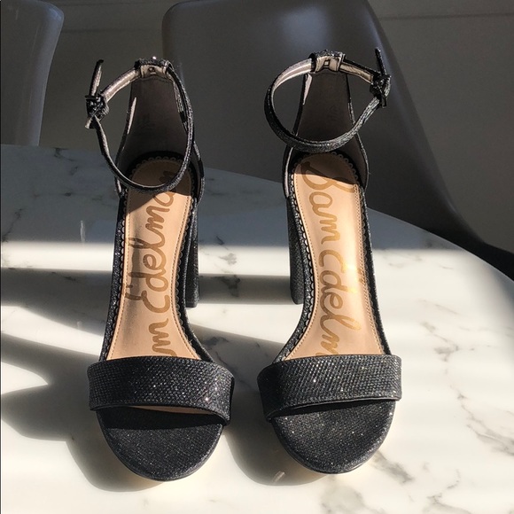 Sam Edelman Shoes - Black Sparkle Sam Edelman Heels- 7.5